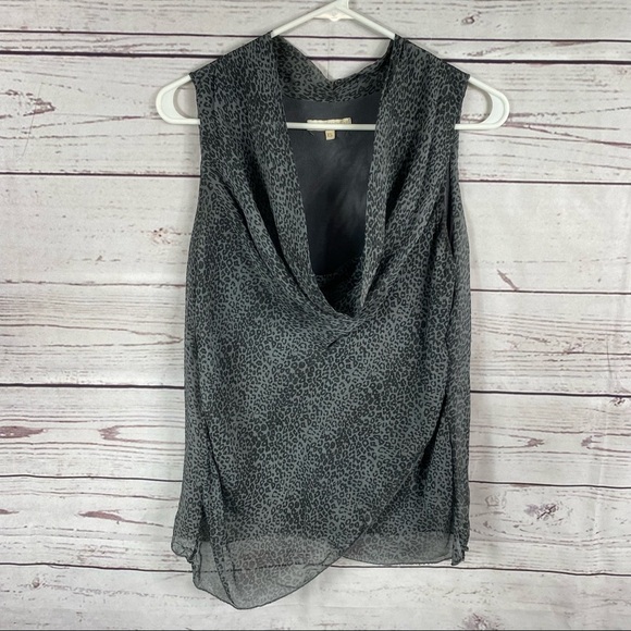 PRONTOMODA Giusy mady in Italy 100% silk sleeveless top Sz XS - Picture 1 of 7